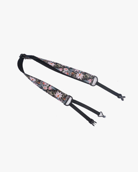 Lotus flower clip on ukulele hook strap, no drill, no button-1