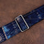 world map guitar strap with leather ends-4