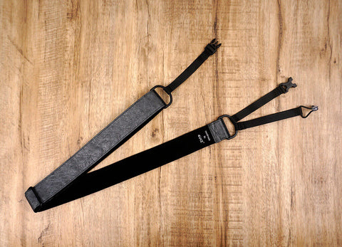 metallic grey eco clip-on ukulele hook strap-2