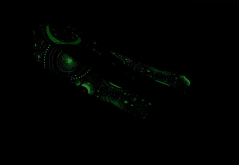 moon star glow in the dark clip on ukulele hook strap, no drill, no button-3