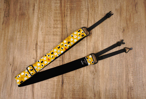 panda and sushi clip on ukulele hook strap-7