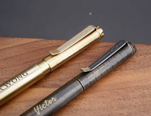 Personalized EDC Metal Ballpoint Tactical Pen with engraved, Custom EDC Pen for Him, Signature Pocket Size Pen-2