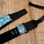 pomegranate ukulele shoulder strap with leather ends-5