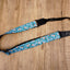 pomegranate ukulele shoulder strap with leather ends-2