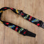 race car guitar strap with leather ends - 2