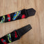 race car guitar strap with leather ends - 4