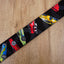 race car guitar strap with leather ends - 6