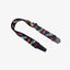 race car guitar strap with leather ends - 1