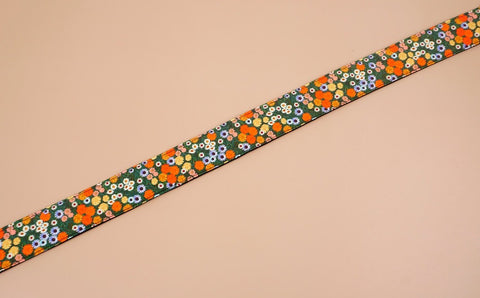 red daisy flowers printed floral camera strap-6