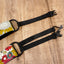 red sunflower clip-on ukulele hook strap-10
