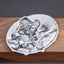 Personalized Cowboy Skull Silver Plated Belt Buckle with cowboy hat, rose, guns, snake. Custom monogram Belt Buckle for him, Groomsman-7