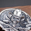Personalized Cowboy Skull Silver Plated Belt Buckle with cowboy hat, rose, guns, snake. Custom monogram Belt Buckle for him, Groomsman-9