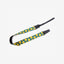 yellow smiley face emoji ukulele shoulder strap with leather ends-1