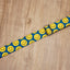 yellow smiley face emoji ukulele shoulder strap with leather ends-4