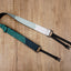 green snow in mount clip on ukulele strap with hook, no button, no drill -2