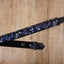 personalized star grow in the dark guitar strap with leather ends-3