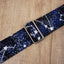personalized star grow in the dark guitar strap with leather ends-5