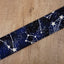 personalized star grow in the dark guitar strap with leather ends-7
