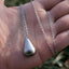 Personalized water drop CREMATION URN NECKLACE for ashes, pet man women Ashes Jewelry, waterproof Ash Jewelry, water proof urn-1