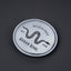 Custom Vintage Style Western Snake Circle Belt Buckle-3