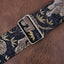 tiger and bamboo guitar strap with leather ends-5