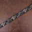tiger and bamboo guitar strap with leather ends-7