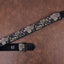 tiger and bamboo guitar strap with leather ends-8