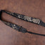 tiger and bamboo ukulele shoulder strap with leather ends-3