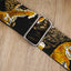 tiger guitar strap with leather ends-6