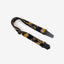 tiger guitar strap with leather ends-1