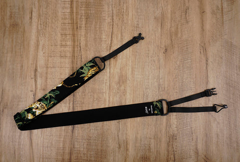 tiger ukulele strap with hook, no button, no drill -3