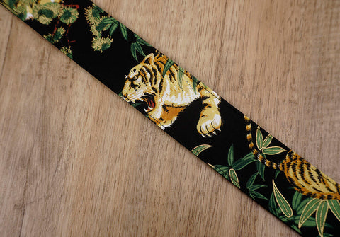 tiger ukulele strap with hook, no button, no drill -7