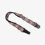 vintage bird guitar strap with leather ends