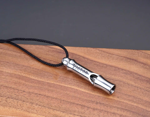Personalized Titanium Necklace Whistle for Sports and Survival, Personalized Outdoor Adventure Gear and Gifts-2