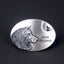 Personalized Engraved Western Wolf Belt Buckle-2