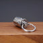 Personalized Revolver Titanium Cremation Urn Keychain-2