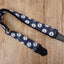 zodiac signs guitar strap with leather ends -2