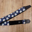 zodiac signs guitar strap with leather ends -4
