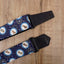 zodiac signs guitar strap with leather ends -7